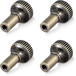 GooChan Lamp Switch Knob,Turn On/Off Brass Light Switch Knob Replacement,Standard Size Twist Switch Knobs,Antique Brass Color (Antique Brass)