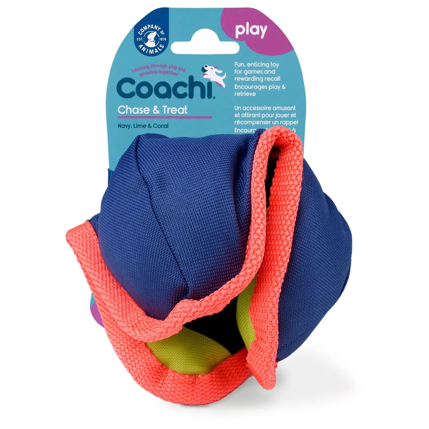 Coachi Chase & Treat, Great for Play & Chase, Agility & Distance Training, Encourages Interaction, Good for Motivating, Distance Reward Training & Encouraging Retrieval. Suitable for Dogs & Puppies