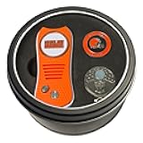 NFL Gift Set Switchblade Divot Tool, Cap Clip, & 2 Double-Sided Enamel Ball Markers, Patented Design, Less Damage to Greens, Switchblade Mechanism