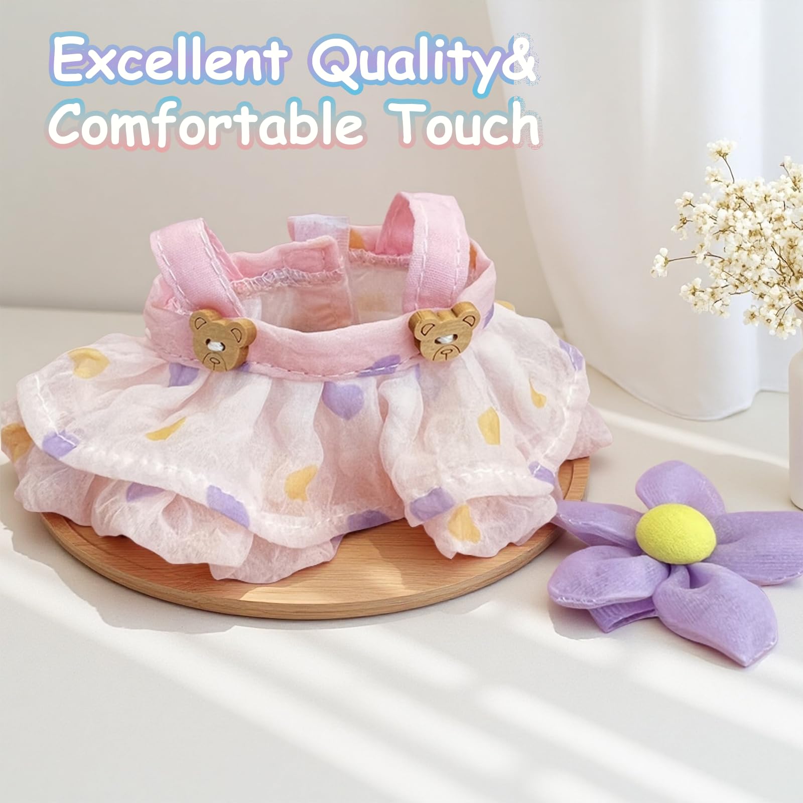 3-teiliges Outfit Set Für 17cm Labubu Puppen - Hut + Pullover + Kamera