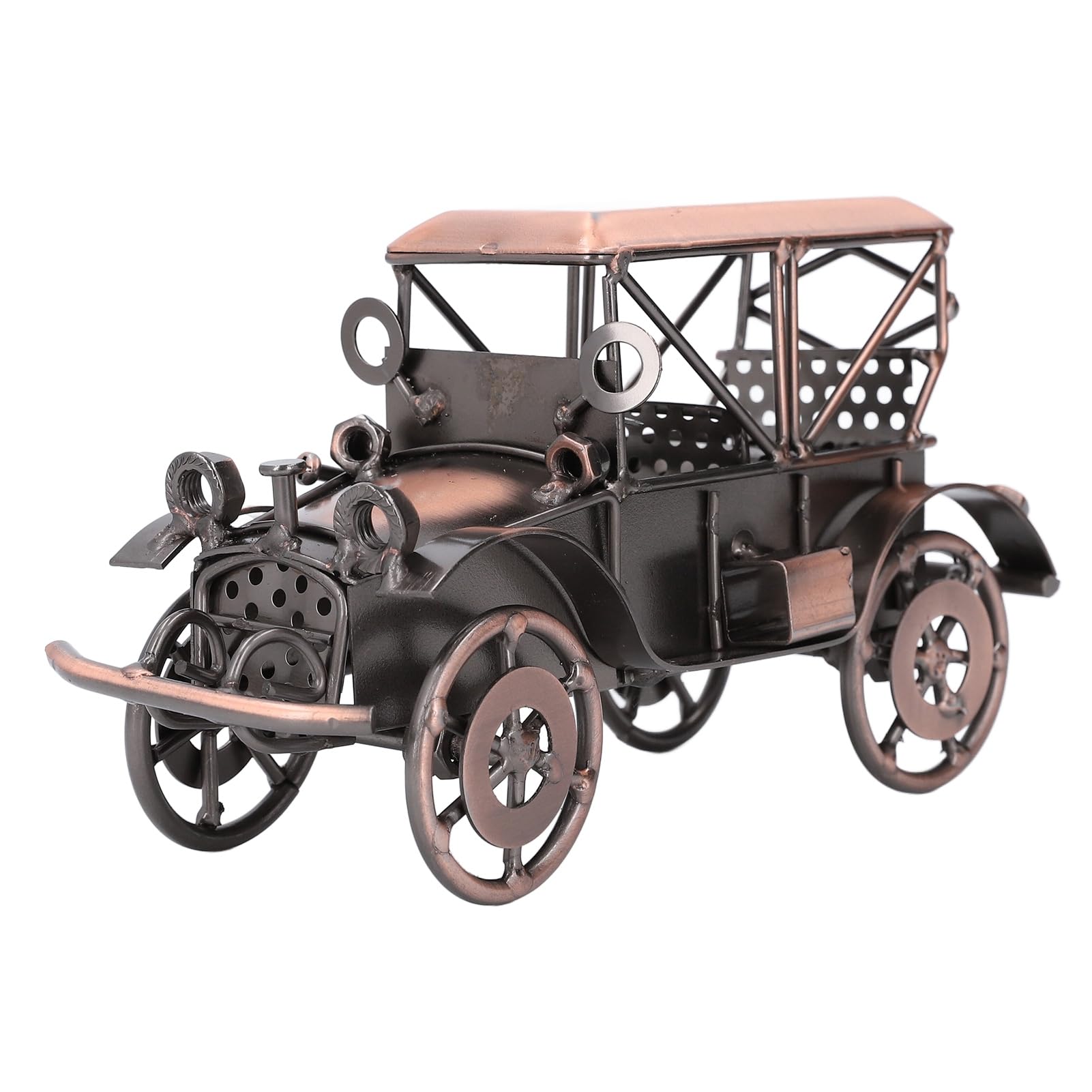Ornement de design industriel rétro voiture antique fer bronze
