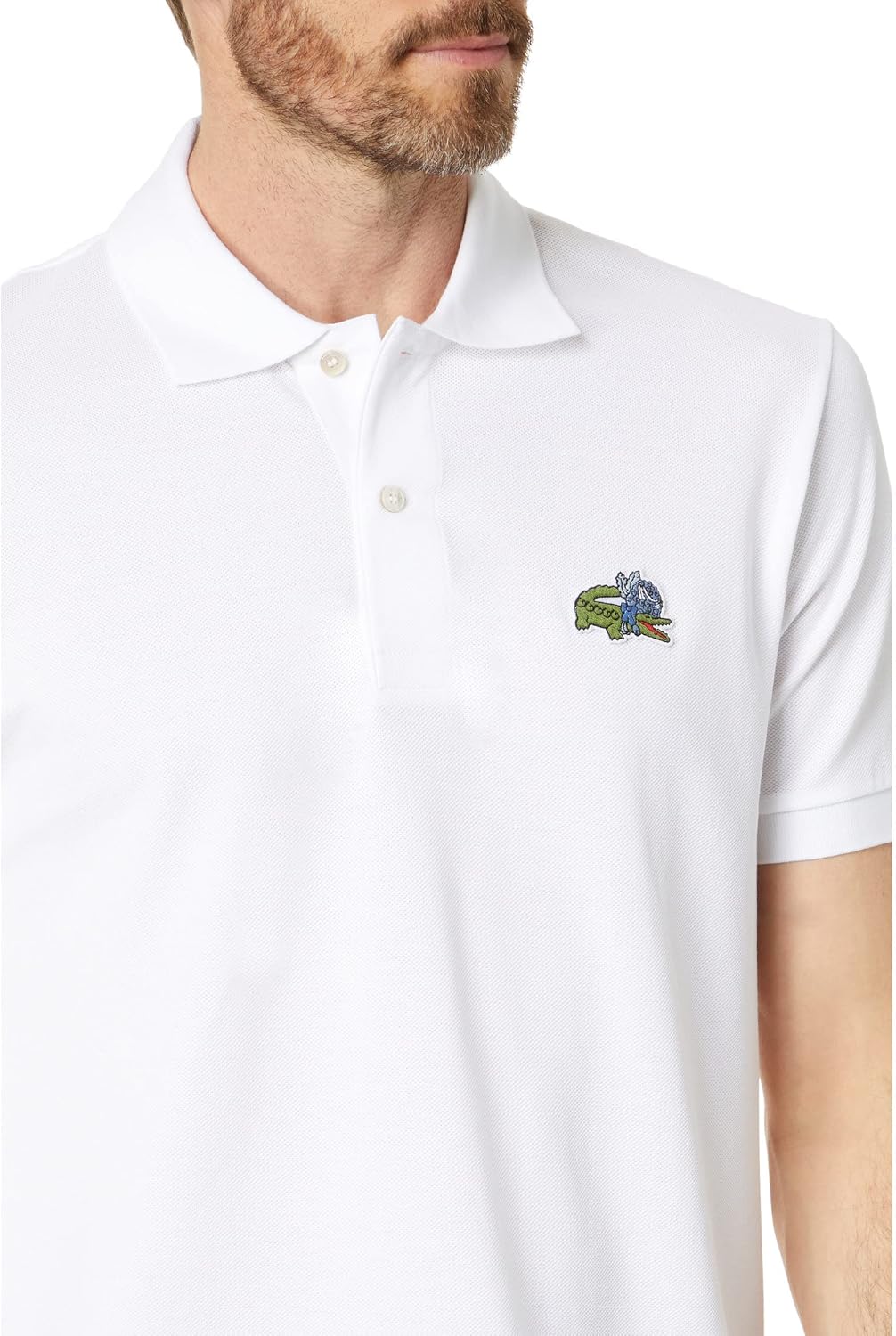 Lacoste Men's Contemporary Collections X Netflix Organic Cotton Polo Shirt