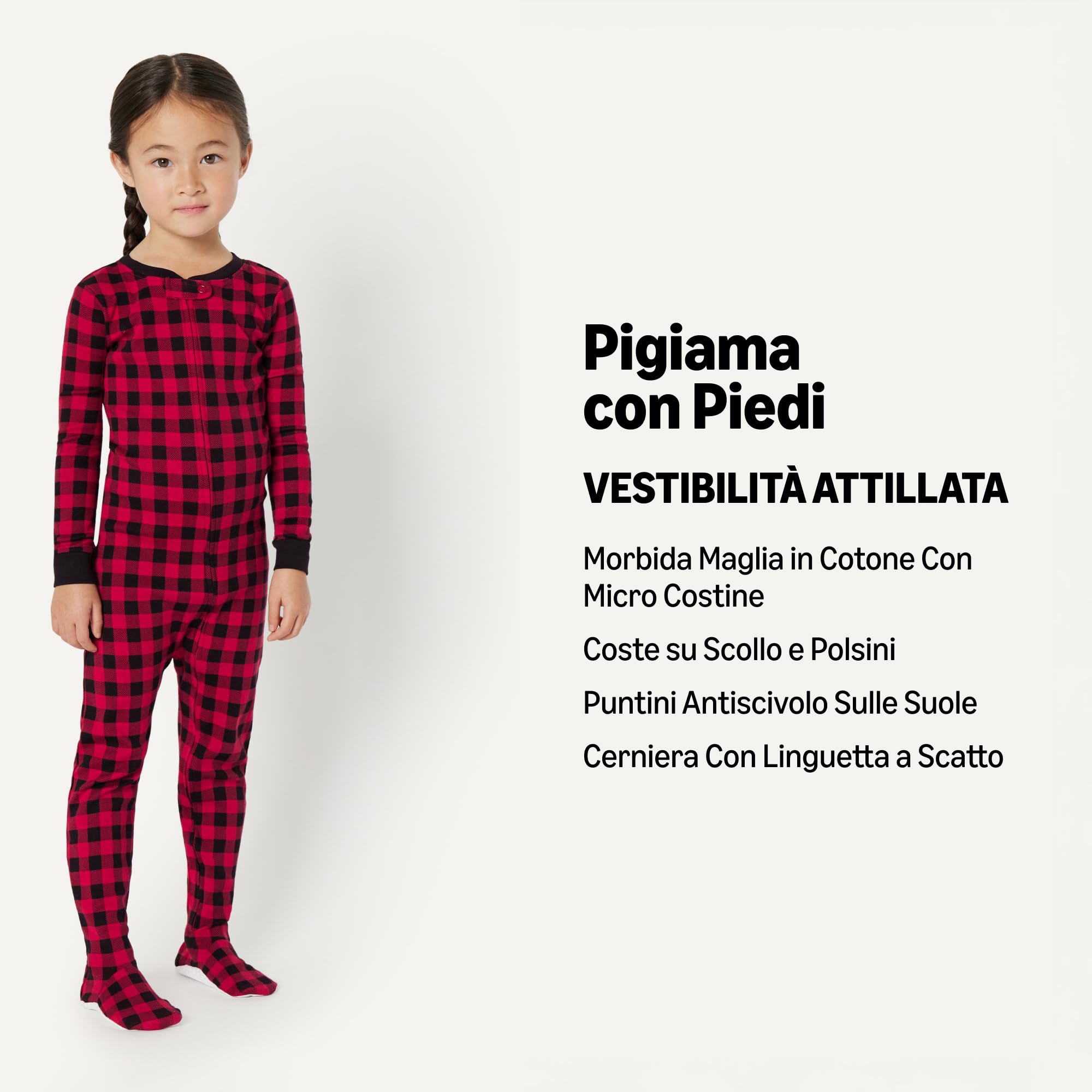 Amazon Essentials Completi Coordinati di Pigiami Natalizi per La Famiglia