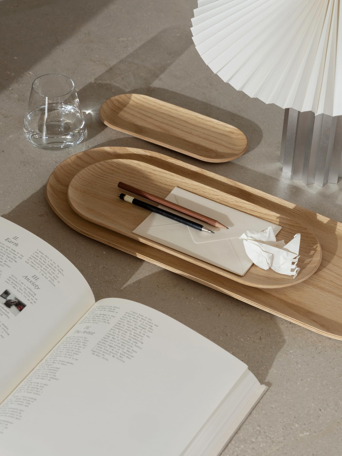 blomus Tablett -BAKI- | Serviertablett aus FSC Holz | Farbe Black | Größe L 55x20 cm | Dekotablett für Küche & Wohnzimmer