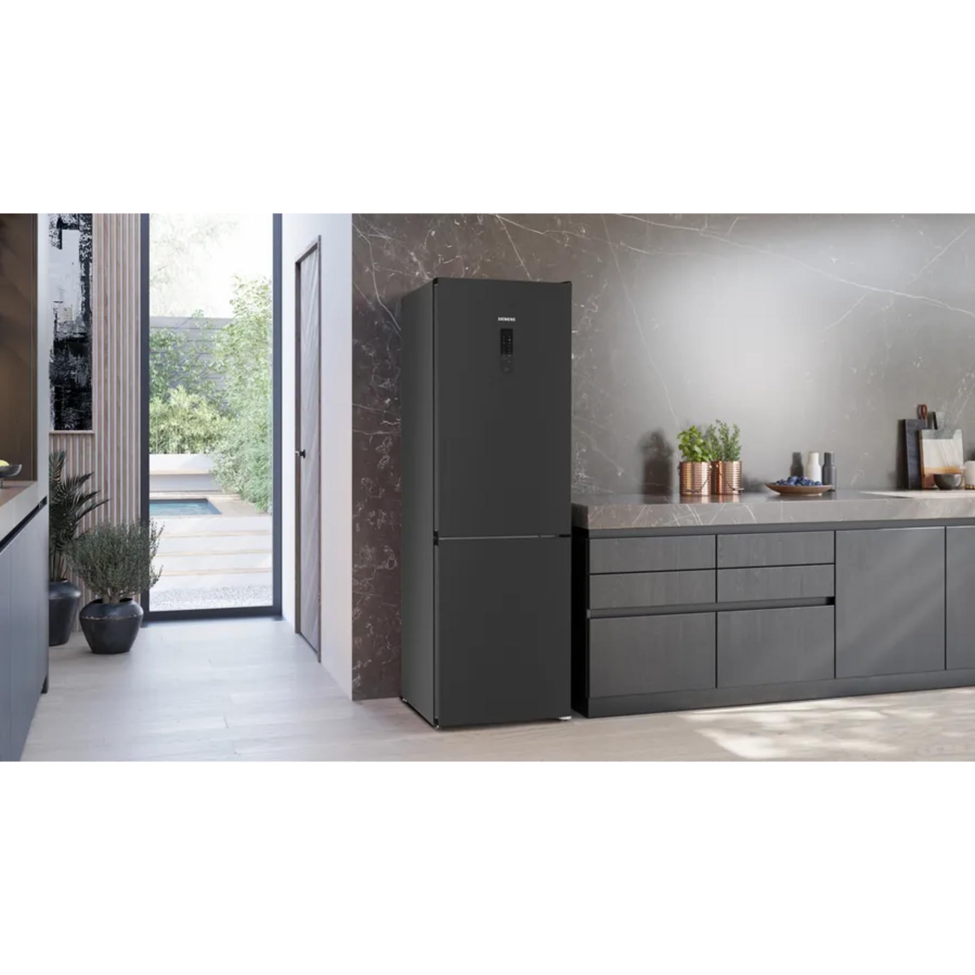 Siemens KG36NXXBF iQ300 lodówko-zamrażarka, 186 x 60 cm, chłodzenie 218 l + zamrażanie 103 l, noFrost, hyperFresh 0 stopni, superCooling – szybkie schładzanie świeżej żywności