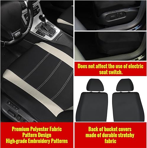 Miniatura 4 de AUTOYOUTH Fundas de asiento de automóvil  La funda de asiento de cubo logra la combinación perfecta de estilo y protección con fundas de asiento de