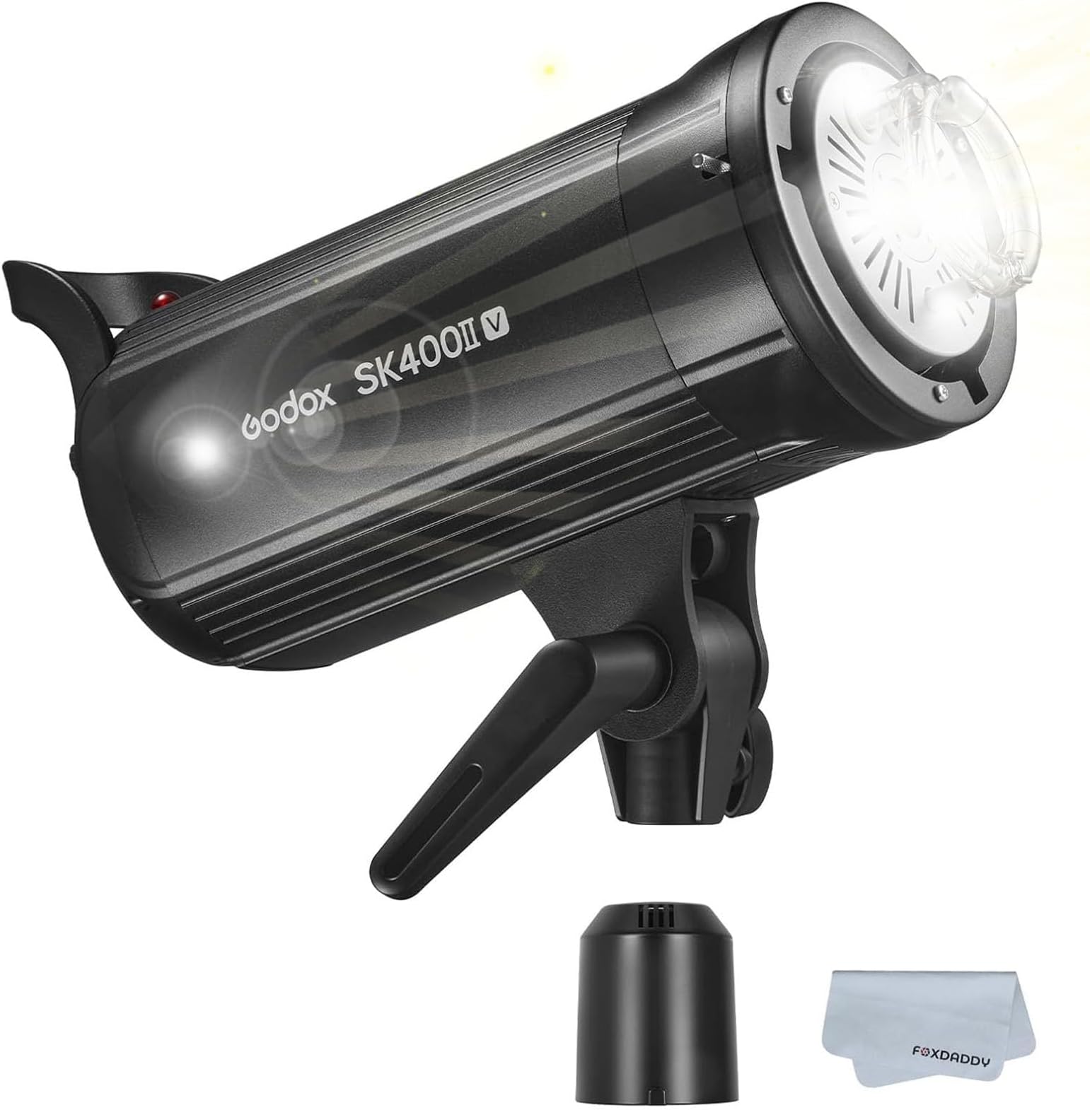 GODOX SK400II-V SK400IIV 400Ws Bowens Mount Photo Studio Flash 2.4GHz GN65 Built-in LED Modeling Lamp 5600±200K Strobe Light Photography Lamp for Product/Wedding/Portrait