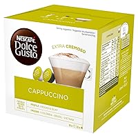 Vista 2 de Nescafé Dolce Gusto para cerveceros Nescafe Dolce Gusto, capuchino, 16 cápsulas (paquete de 3)
