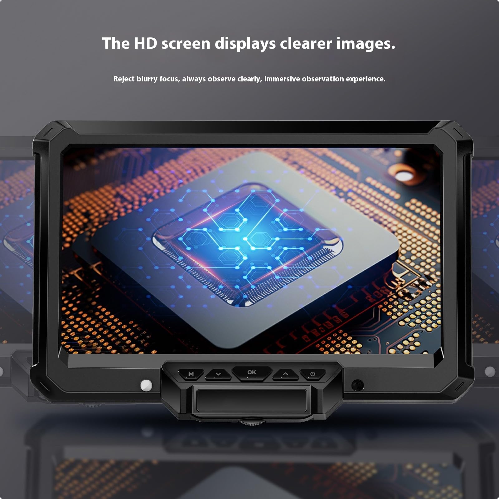 Hochauflösendes 1080P Digitalmikroskop mit einstellbarem LED-Licht und USB-Anschluss, geeignet für detaillierte Beobachtung, multifunktionales Mikroskop für Analyse