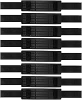 Vista 1 de Aodaer Paquete de 8 correas ajustables para aeropatineta, correas de repuesto y protector de correa de gancho y bucle, accesorios de fijación