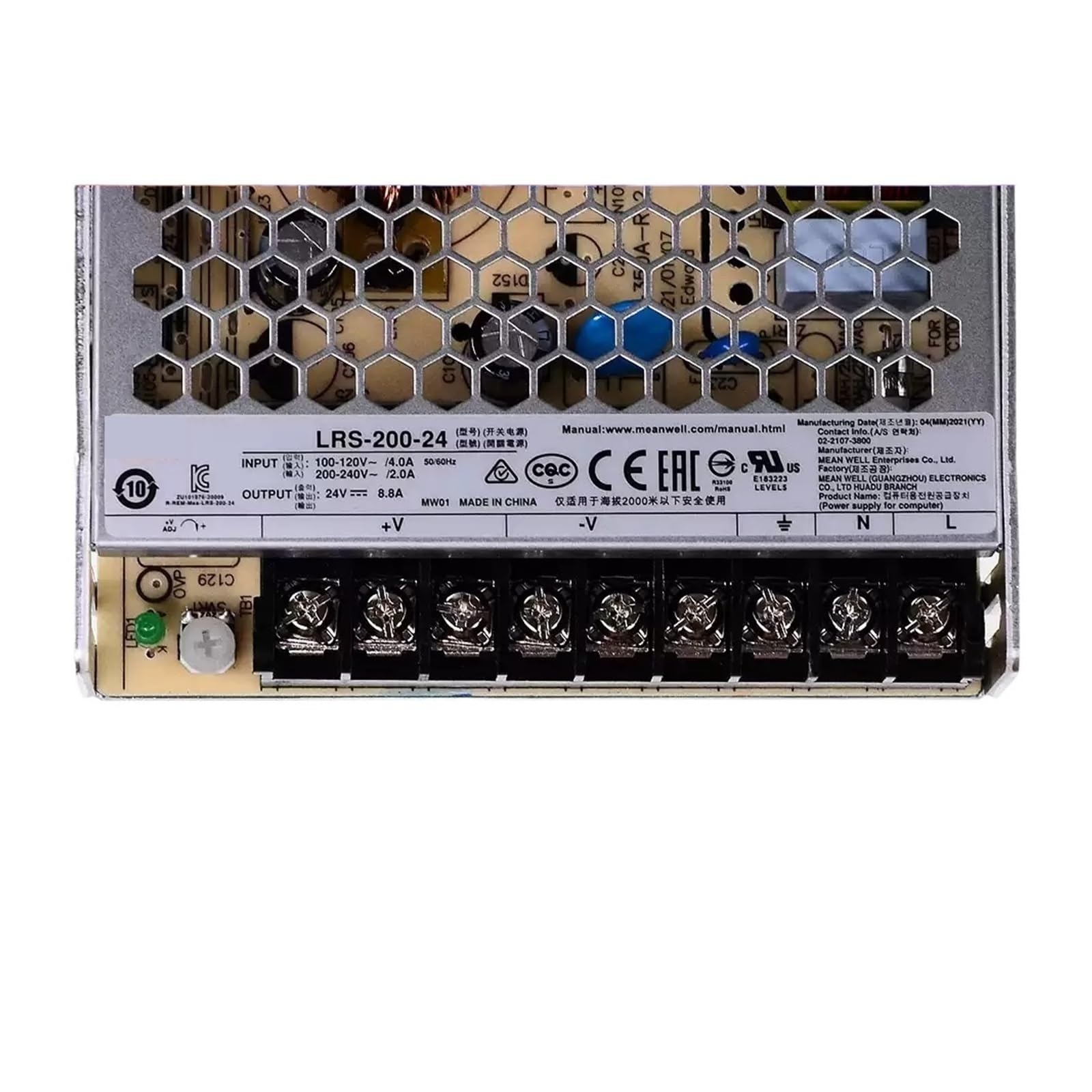 BRODEFUP LRS-200 200W Switching power supply 220V to 24V5V12V15 DC 48V36NES N2 LRS-200-12 LRS(LRS-200-36V 5.9A)