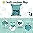 ALVABABY 3pcs Cloth Diaper Wet Dry Bags Waterproof Reusable with Two Zippered Pockets Travel Beach Pool Daycare Soiled Baby Items Yoga Gym Bag for Swimsuits or Wet Clothes 3L-ZM24A