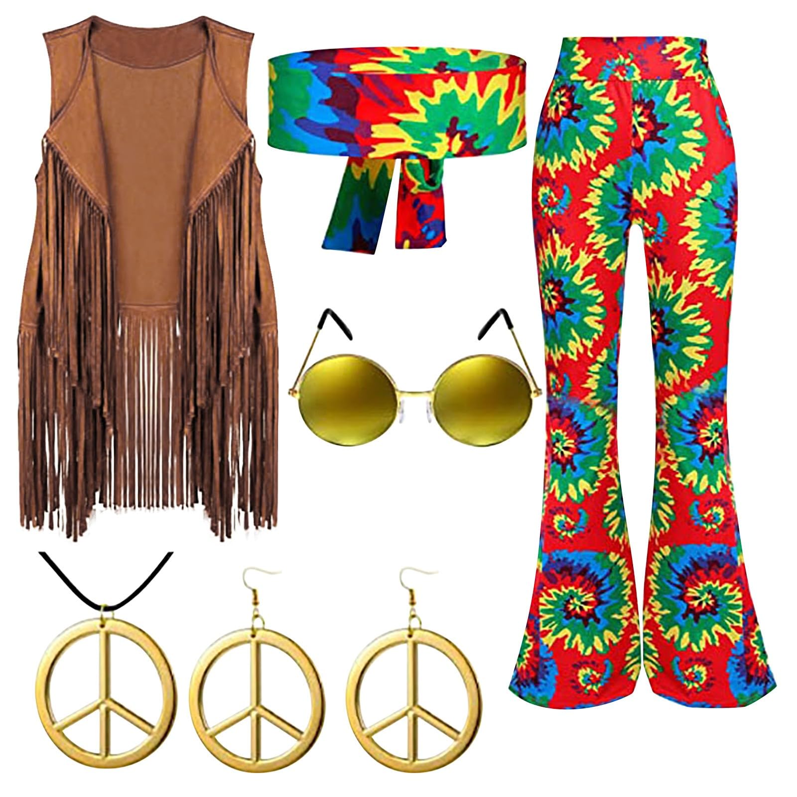 Déguisement Annees 80 Accessoire, Femme Accessoire Année 80 Costume Fille Déguisement Disco, Tutu Fluo 80s 90s Fête Néon Thème Soirée Carnaval Annee 80 pour Carnaval pour S'Habiller Fête Les Costumes