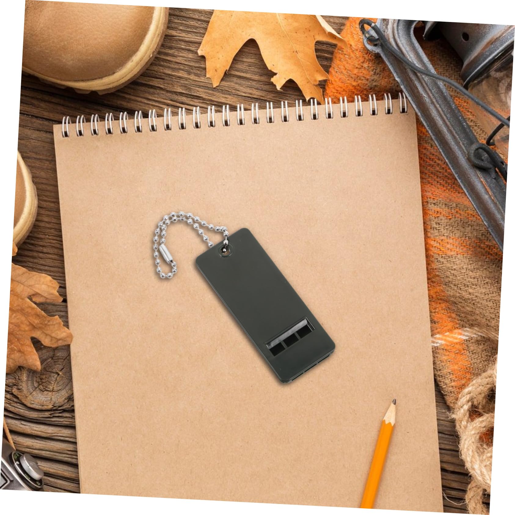 TOBBOMEY Plastic Multi-Function Whistle Safety Whistle for Hiking Camping and Rescue Situations