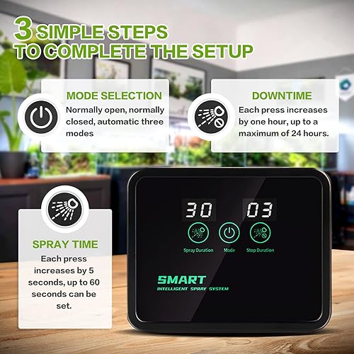 Miniatura 3 de Nebulizador automático de reptiles para terrario, humidificadores de terrarios temporizados para camaleón, lagarto, serpiente, tortuga/rana