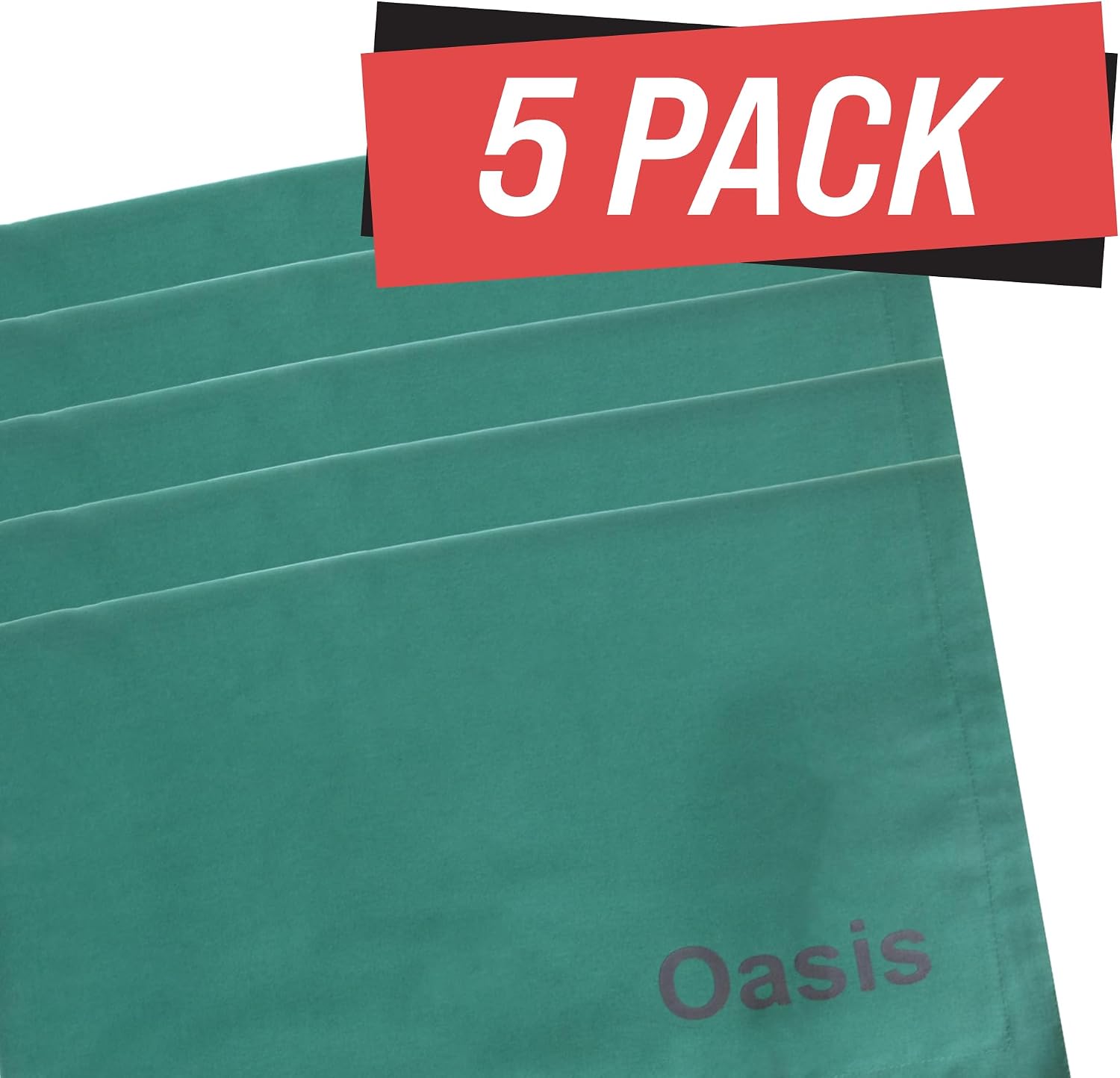Cloth Instrument Wrap, 30” x 30”, (5 Pack), Two-Ply, Autoclavable Reusable Instrument Wrap, Woven Cotton Blend