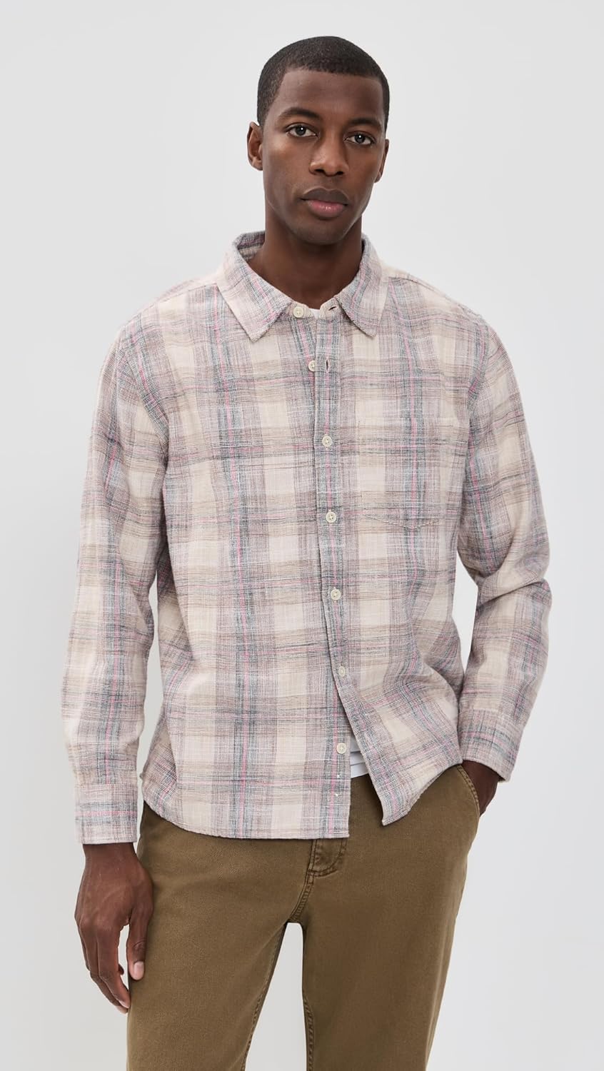 Corridor Men's Rosewood Plaid Flannel Shirt - Image 2