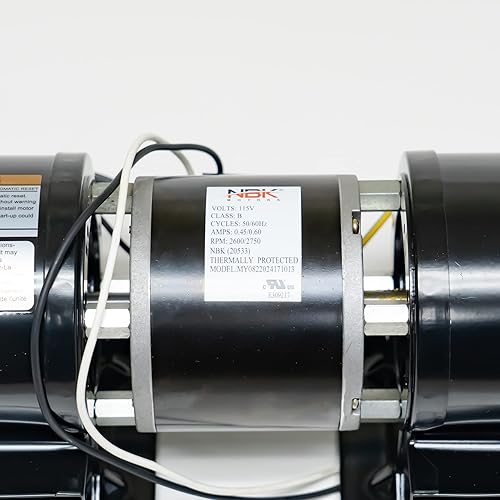 Miniatura 6 de Reemplazo del motor del ventilador de la estufa de la chimenea para Dayton 1TDU8 4C826 Fasco 7021-6108