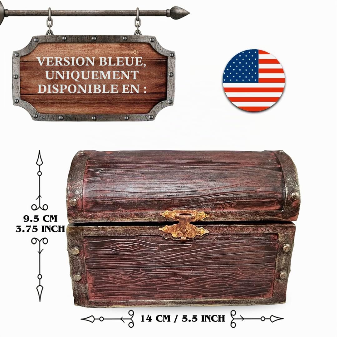 Dungeon Mimic Chest Pour le Stockage Des Dés, Coffre Mimic, Sac Pour Les dés, Sac et Plateau Jeu de Dés, Donjons et Dragons, D&D, Dungeons and Dragons, DND, Dés Polyédriques.