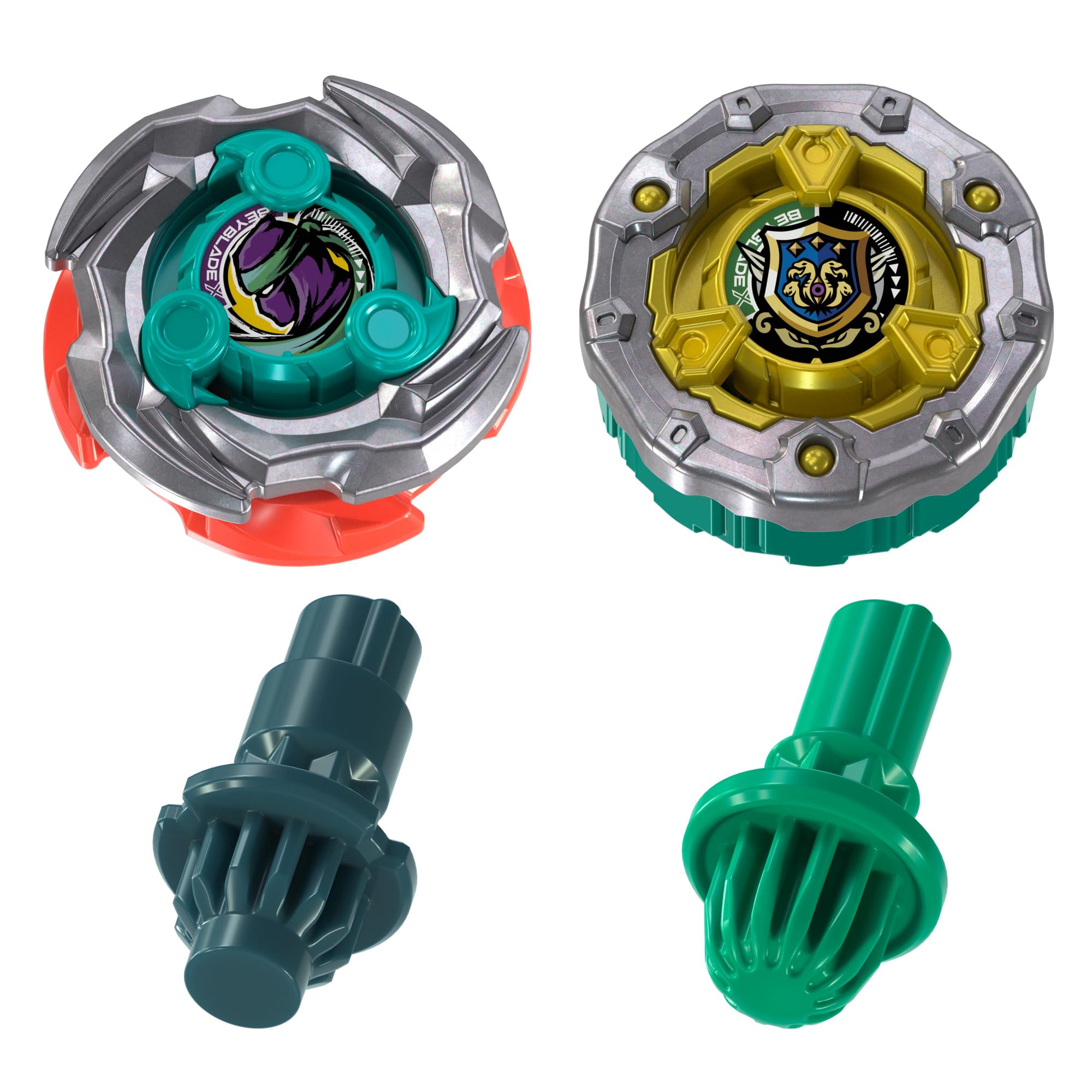 Beyblade X, Set de Batalla Sneak Attack con Arena Beystadium, 2 Tops Takara Tomy de rotación Derecha, 2 lanzadores, A Partir de 8 años