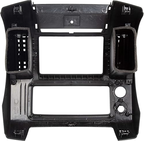 Miniatura 8 de ECOTRIC Consola central delantera compatible con Nissan Frontier 2005-2016, tapa central frontal para panel de instrumentos, bisel de repuesto para