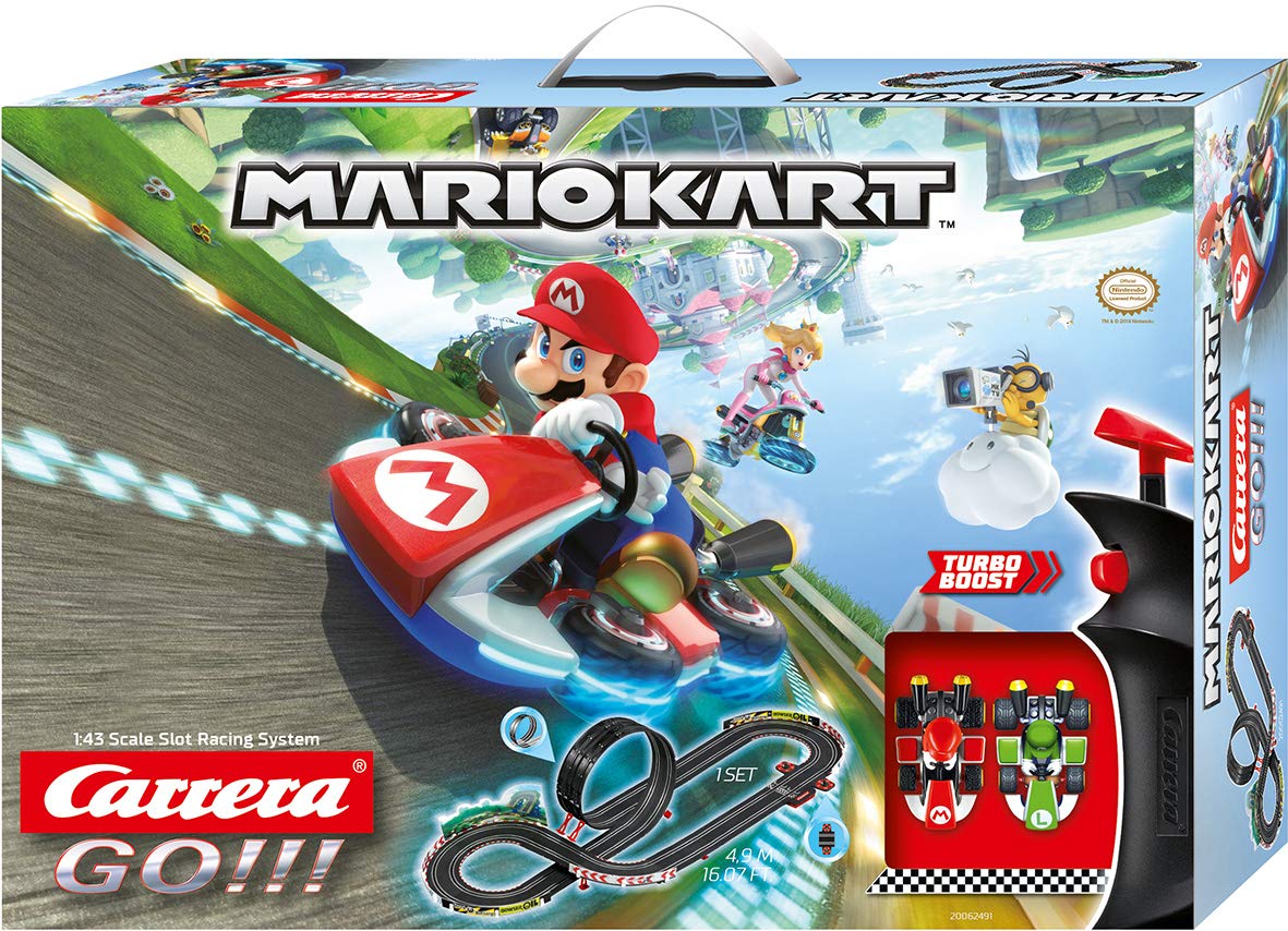 Carrera20062491 Mario Kart Slot Car Track Set, Multicoloured, 58 x 10 x 40 cm