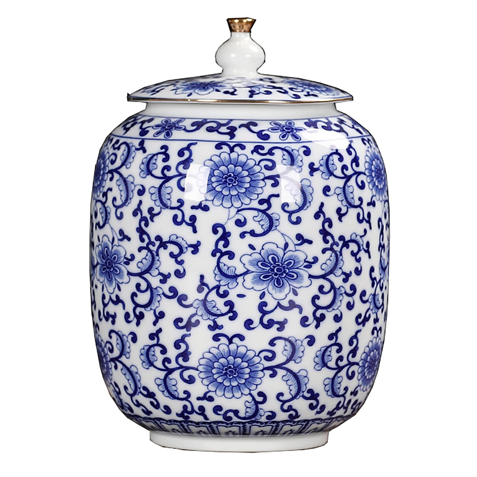 Porcelaine vases bleu et blanc 21cm, le cadeau idéal pour décoration de mariage et fête