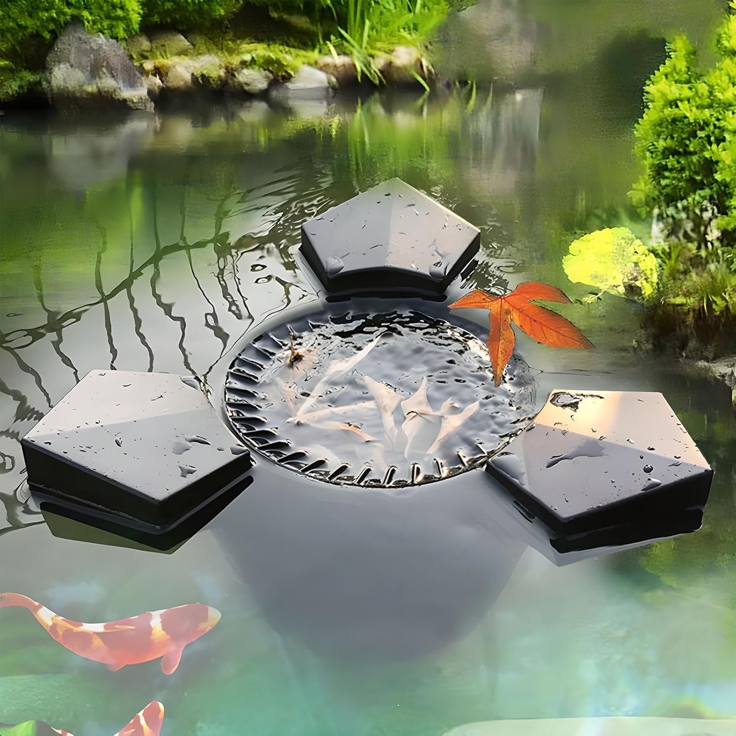 Skimmer automatico per piscine, efficiente detergente per superfici per laghetti e giardini, estrattore di detriti da 70 W per una facile manutenzione della piscina, design galleggiante