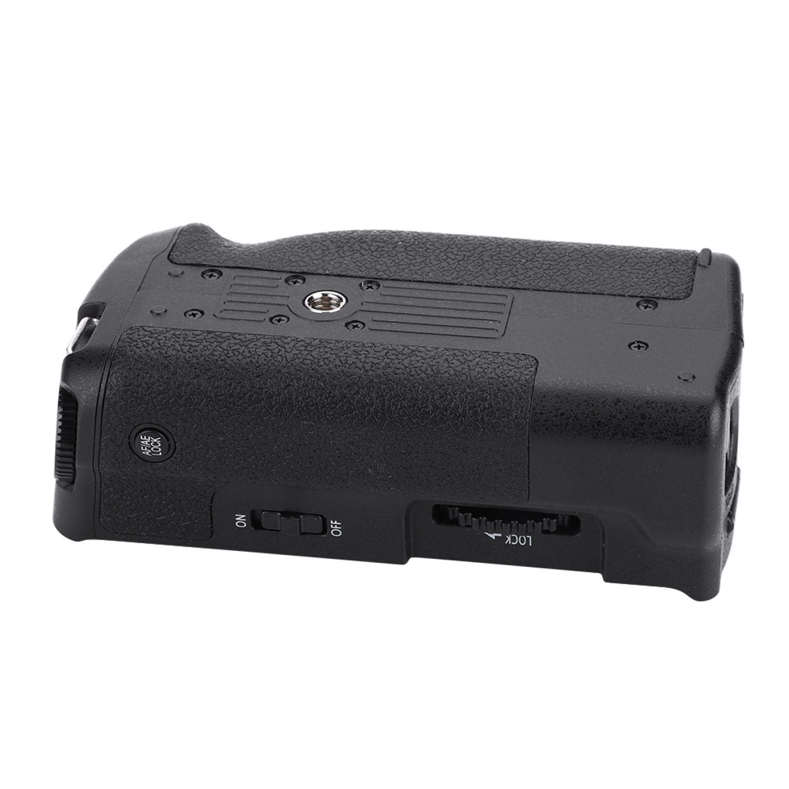 VBESTLIFE Empuñadura de batería, Negro 1/4 Pulgada empuñadura de batería de cámara portátil con Cuero Artificial para batería DMW-BLC12 para Lumix G80 G85