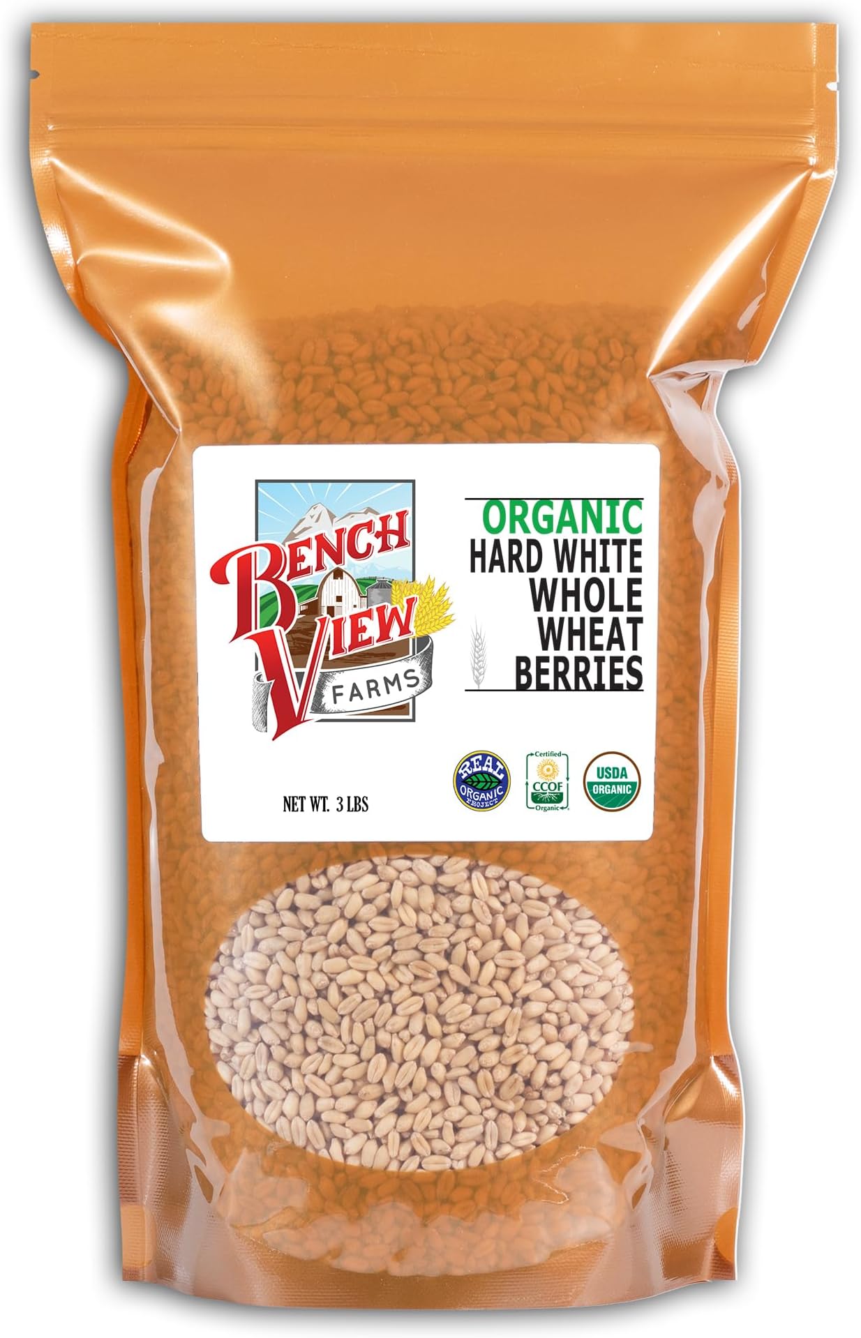 Organic Hard White Wheat Berries