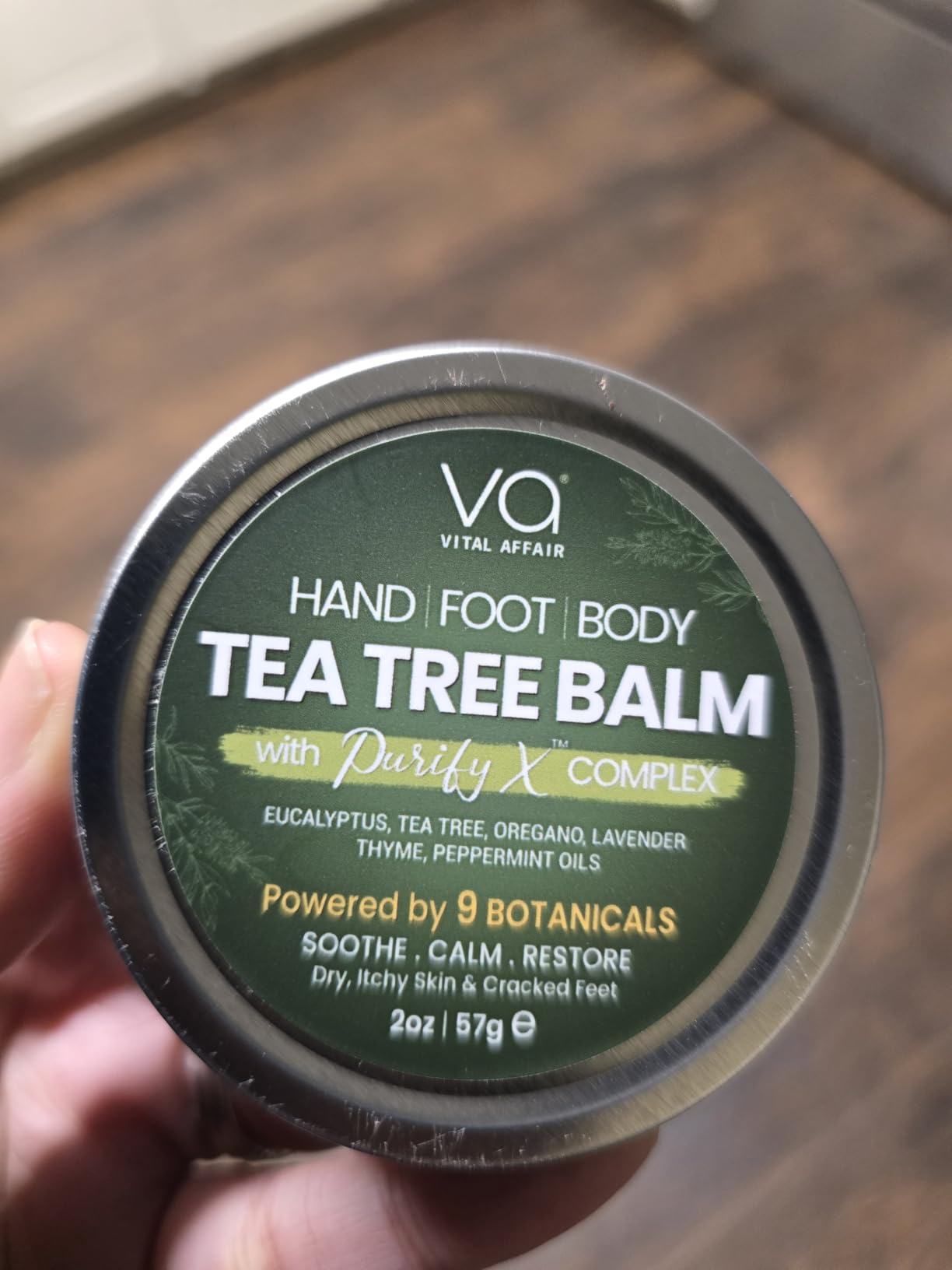 VITAL AFFAIR Tea Tree Oil Balm – Soothing Care for Rashes, Athlete’s Foot, Jock Itch, Bug Bites, Folliculitis, Cracked Feet, Dry, Flaky, Irritated Skin – For All Ages & Sensitive Skin - 2 oz