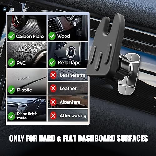 Miniatura 6 de Soporte de coche para Pop Socket, soporte de teléfono ajustable fuerte adhesivo para automóvil, soporte adhesivo para tablero de instrumentos