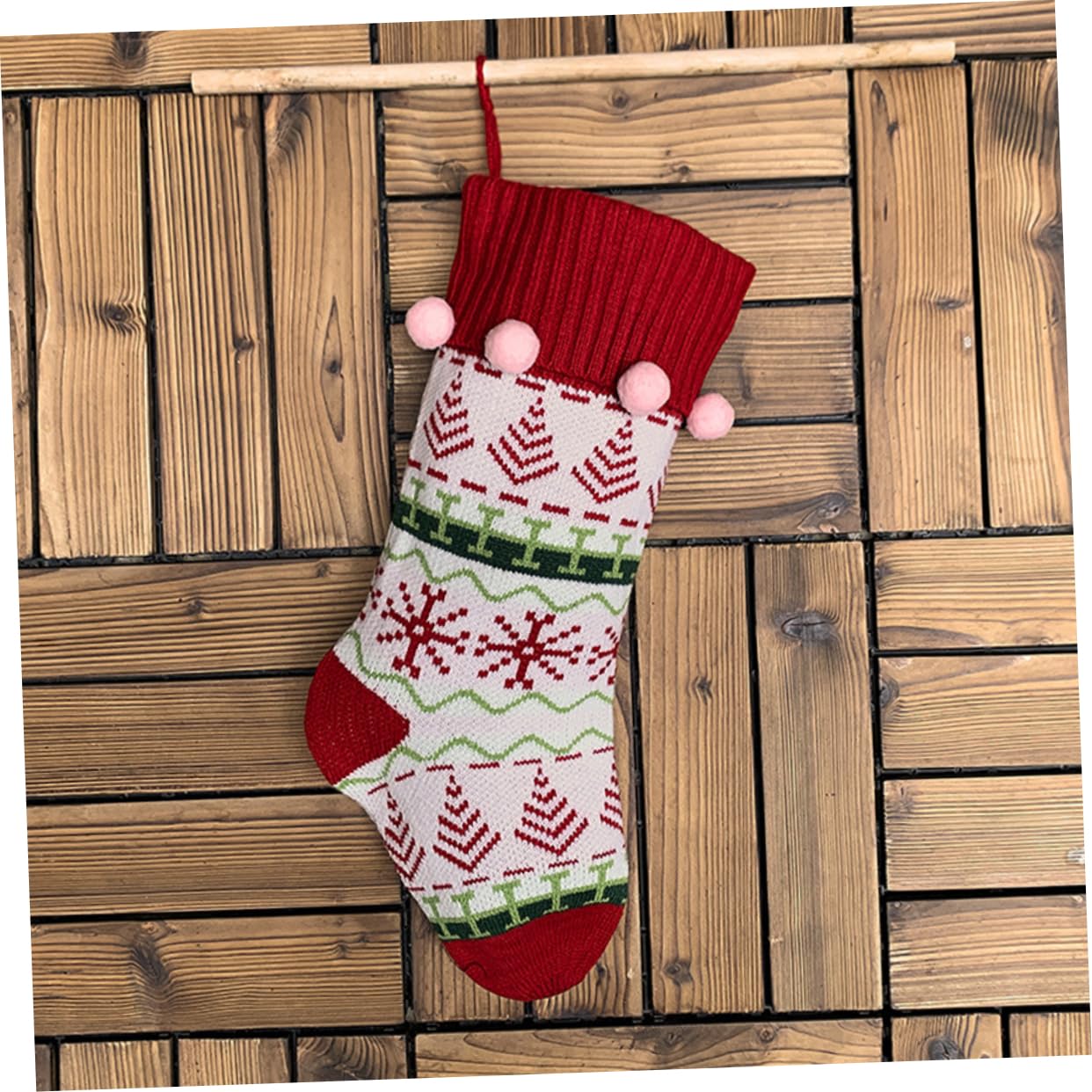 3stücke Weihnachtsstrümpfe Als Hängetasche Für Süßigkeiten Weihnachtsgeschenktüten Mit Weihnachtsmannsocke Weihnachtsgeschenksocke Zum Aufhängen An Baum Kamin Tür Wand Fenster Für