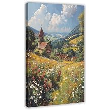 South Downs Beauty, Alfriston Village Landscape City map Scenery Landscape Living Room Canvas Bathroom Abstract Inspirational Framed Motivational Boho Kitchen Sign Travel Modern Cool Office Vintag