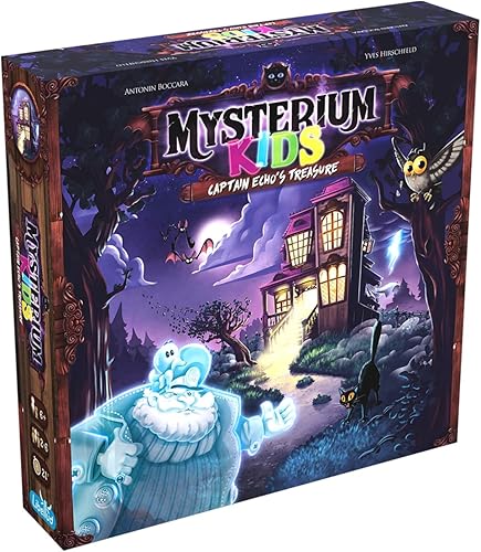 Asmodee Mysterium Kids: Captain Echo's Treasure Board Game - Encantador misterio cooperativo para jóvenes detectives, diversión familiar para niños