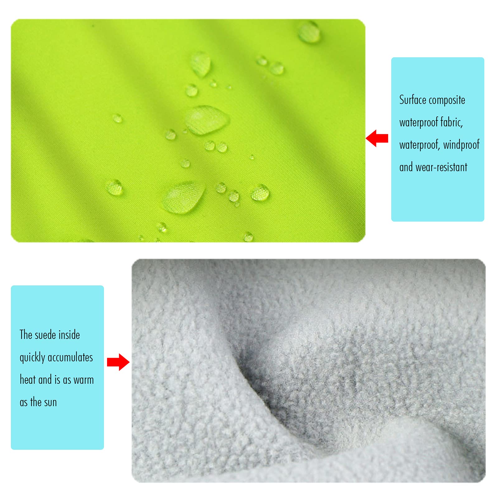 Giacca Ciclismo Uomo, Top Ciclismo Autunno Inverno, Cappotto Softshell Riflettente Antivento Impermeabile, Fodera Pile Termico Traspirante Capispalla Bici