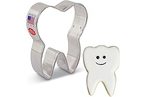 Tooth Cookie Cutter, 3.5" - Fun and Festive Baking