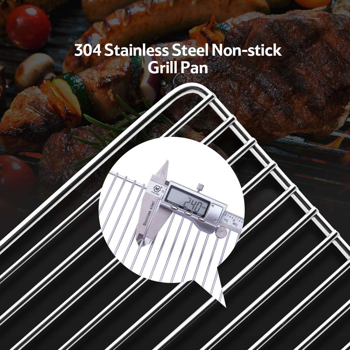 Naturehike Barbecue da picnic in acciaio inox, portatile, portatile, da campeggio, barbecue, a carbonella, pieghevole, per giardino, terrazza, campeggio, picnic