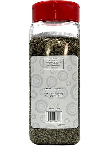 Miniatura 9 de Hojas de tomillo, 2 libras, sin OMG, kosher, halal y sin gluten, marca Dubble O