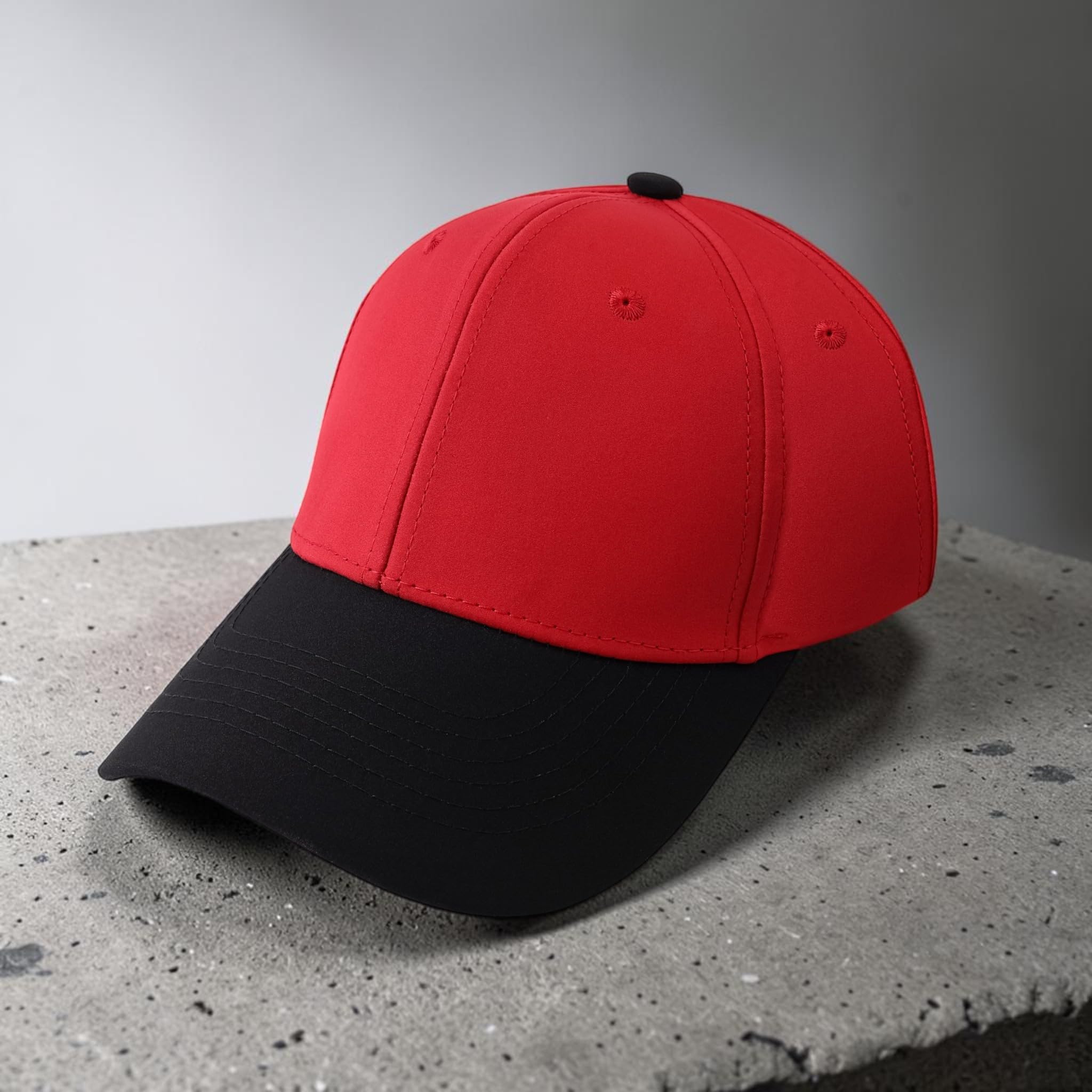 zaysoo Unisex Two-Tone Baseball Cap – Adjustable Casual Sports Hat for Men & Women, Breathable Cotton Blend Cap for Outdoor, Running, Gym-picture-31