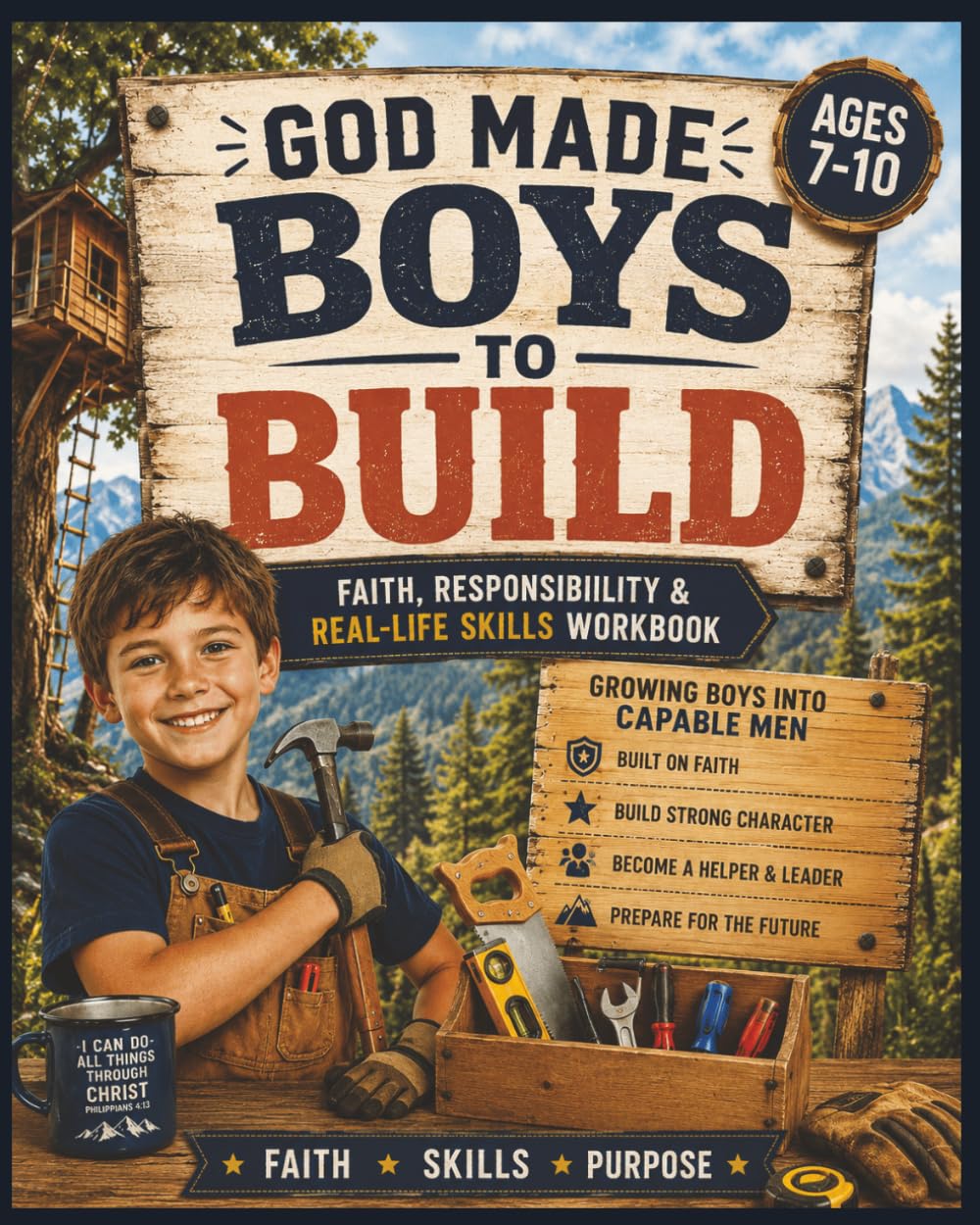 God Made Boys to Build: Faith, Responsibility, and Real-Life Skills Workbook
