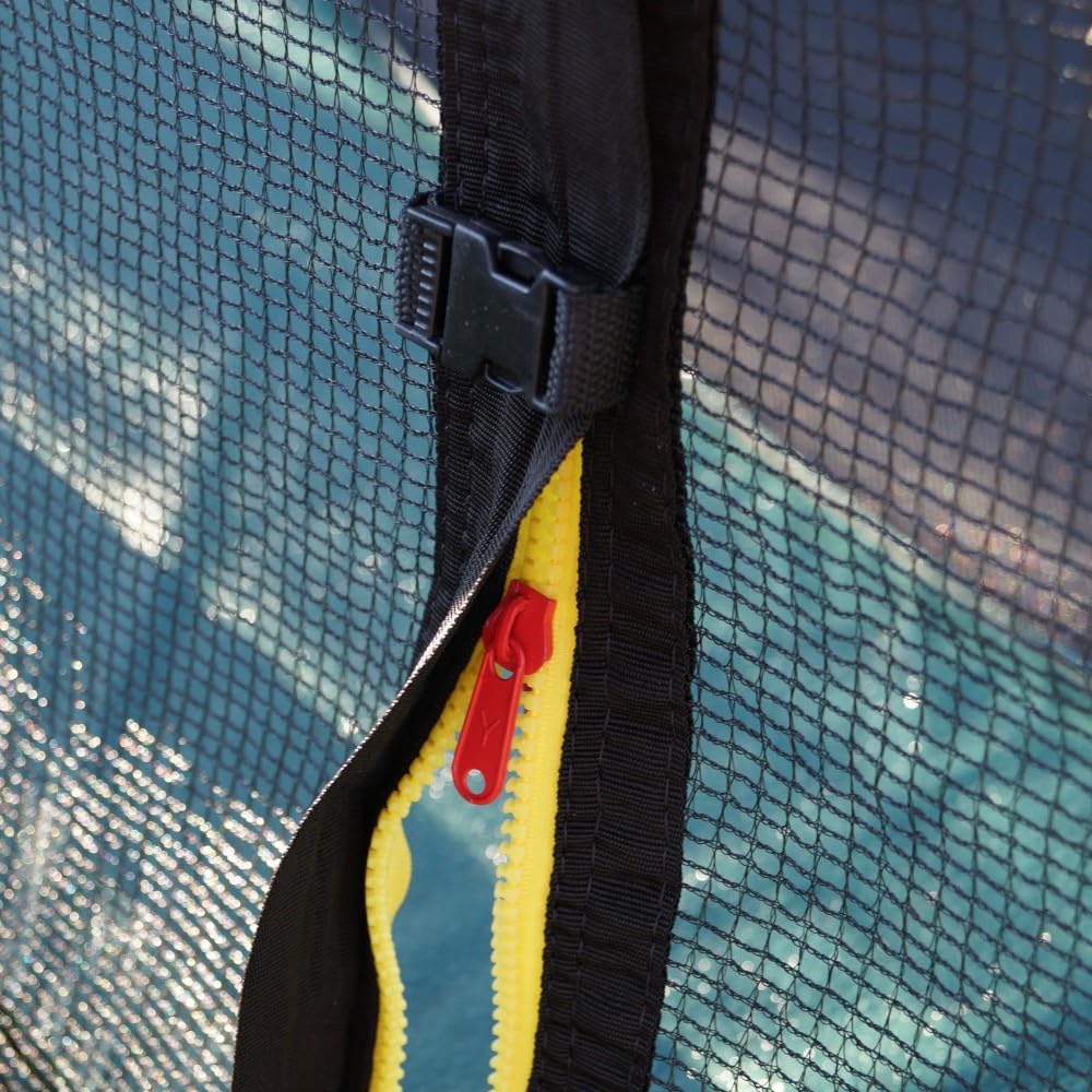 Filet Trampoline 490cm - 12 Barres - Hauteur 180 cm - Fourreau Extérieur