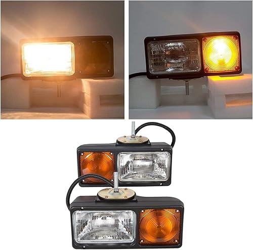 Kojem Reemplazo universal de luz de quitanieves para 505 K en camión y camioneta, 2 piezas de lámpara quitanieves, faros delanteros