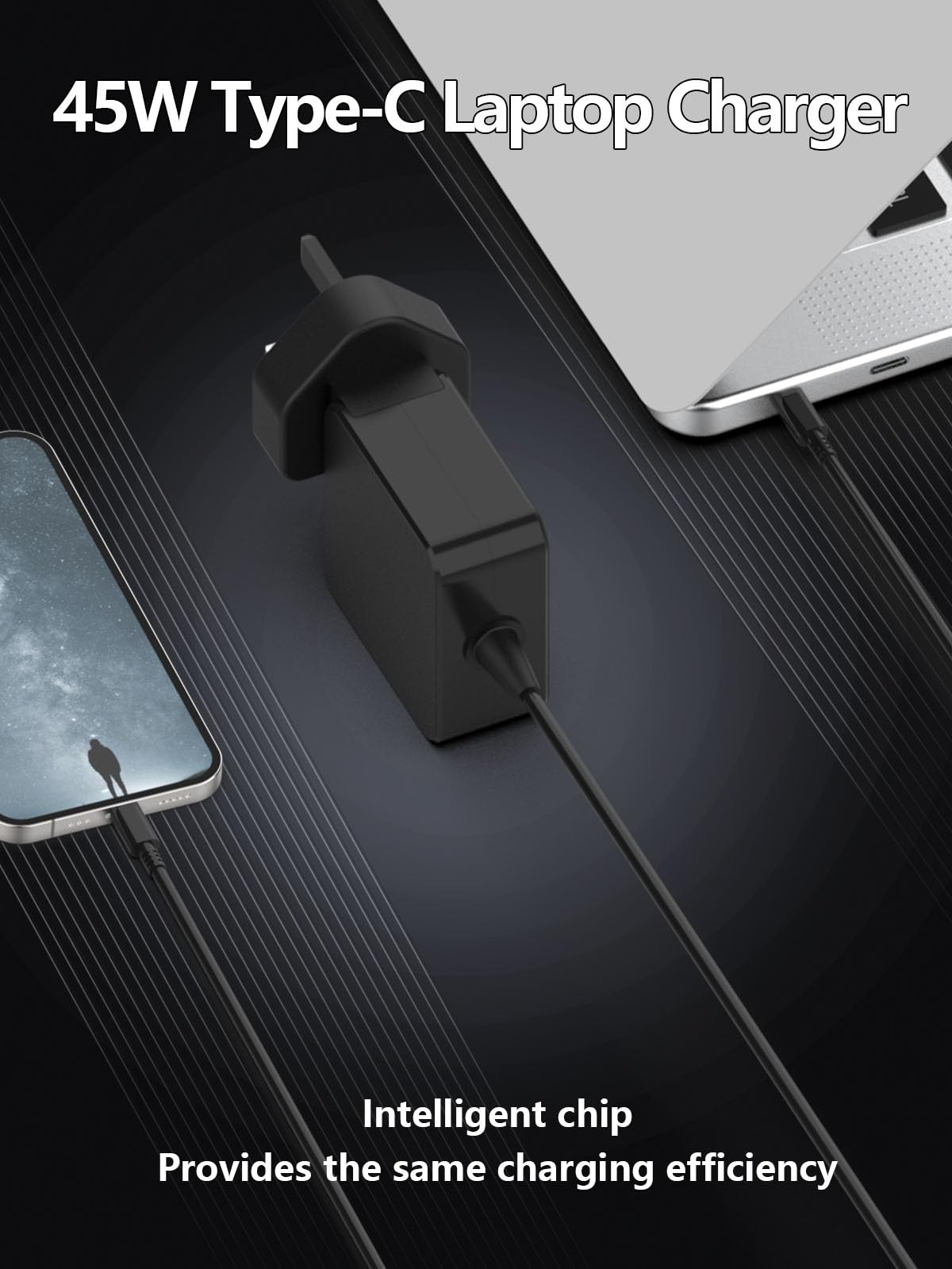 MJXYXCDH 45W Fast Charger for Nintendo Switch/Steam Deck, Compatible with Switch/Steam Deck/Switch Lite/Switch OLED/Switch Dock/Switch Pro Controller, Support TV Mode, 5.9FT - 2