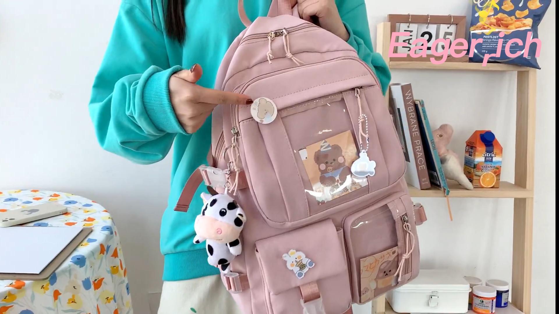 Amazon.com | Eagerrich Cute Backpack with Cute Pin 