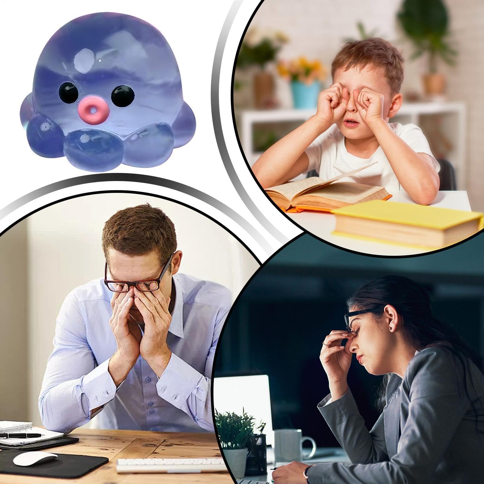 Giocattolo Polpo, Polpo Spremere Giocattolos Antistress, Octopus SquishyToy, SquishyAnimaletti Carinis Giocattolo Sensoriale Antistress, Per Casa Scuola Viaggi Adulti E Bambini