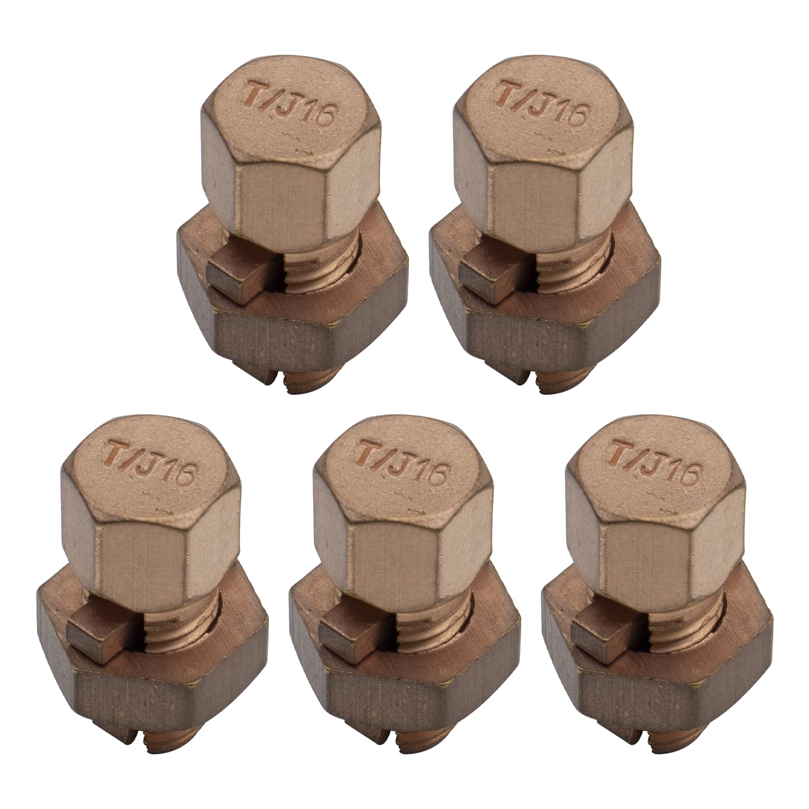 AIRTAK 5PCS High-Strength Brass Split Bolt Connectors - electrical connectors | Mubboo