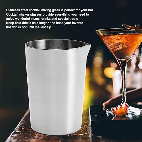 Miniatura 3 de Vidrio de agitación de cóctel, vidrio de mezcla anti anti del acero inoxidable del moho para el hogar
