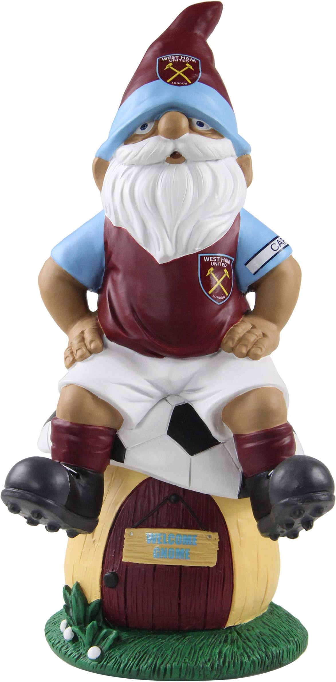 FOCOFootball FC Premier League Toadstool Gnome Garden Ornament Indoor/Outdoor