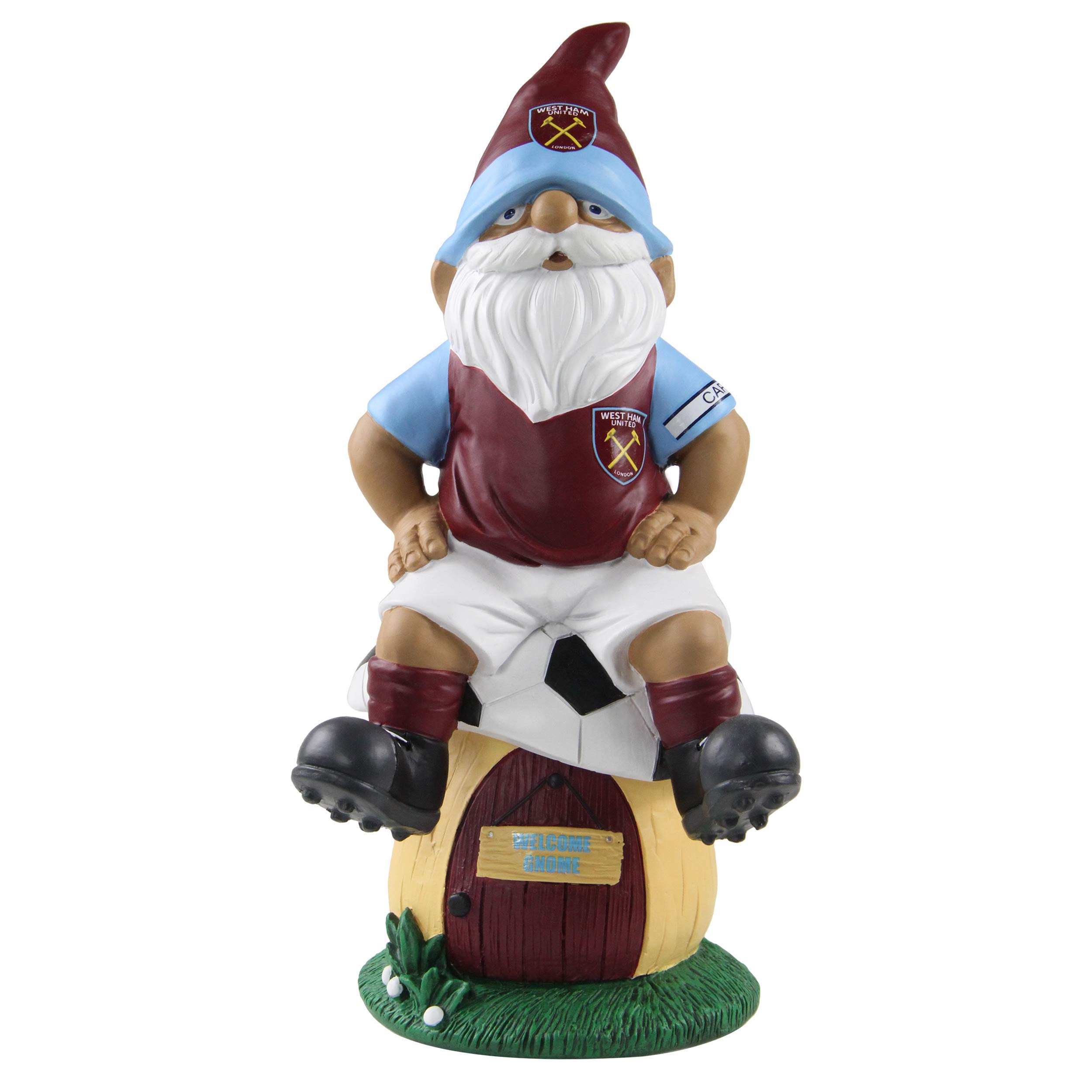 FOCOFootball FC Premier League Toadstool Gnome Garden Ornament Indoor/Outdoor